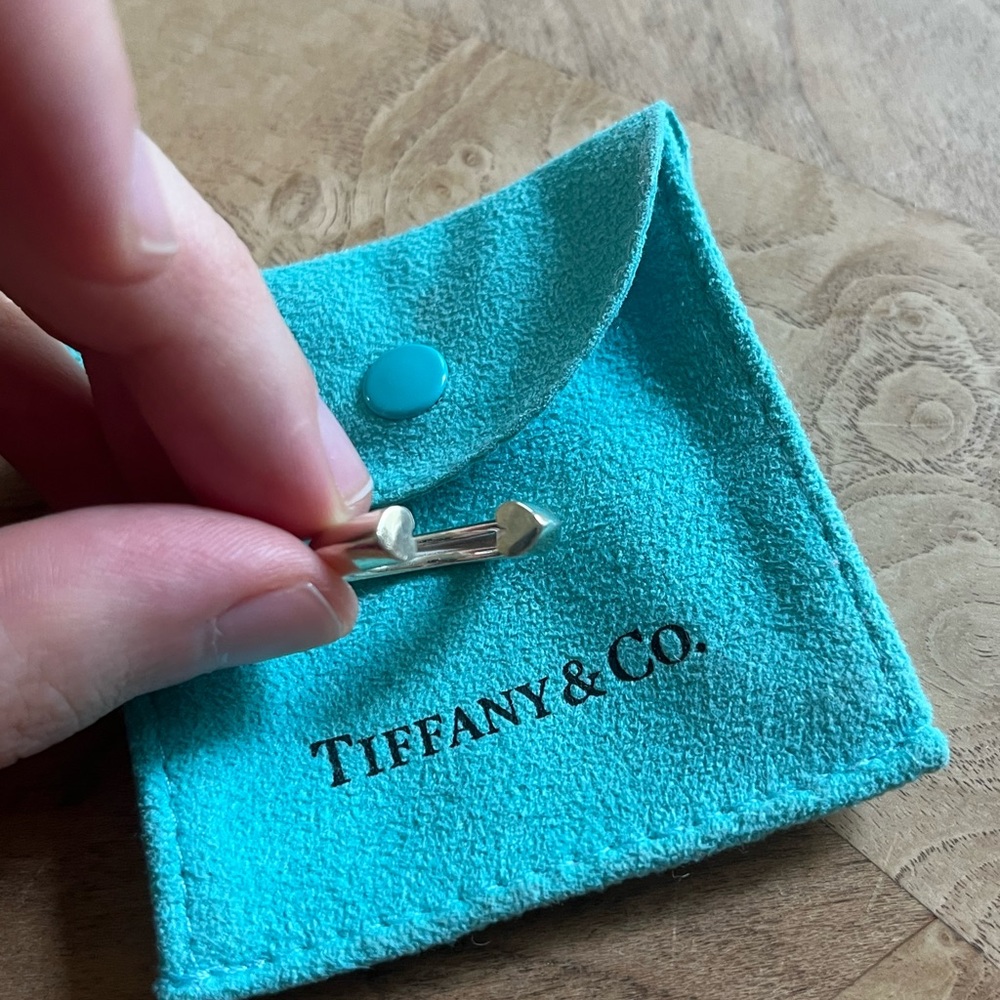 Tiffany & Co Silver Paloma Picasso Tenderness Heart Ring
